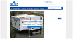 Desktop Screenshot of hetek.de